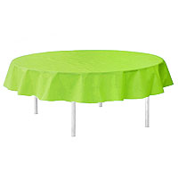 Nappe Ronde en Tissu Intissé opaque 240cm Vert Anis